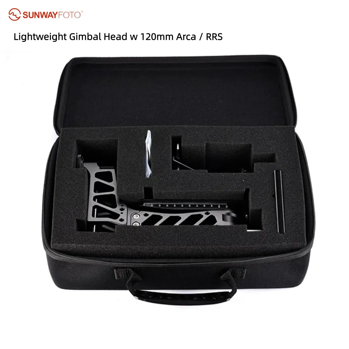 

SUNWAYFOTO Lightweight Gimbal Head w 120mm Arca / RRS Compatible Clamp Durable & Rigid