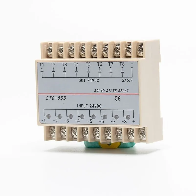 2026    ST8-5DD Multichannel PCL Amplification Module DC Motor Single Phase Contactor Solid State Relay