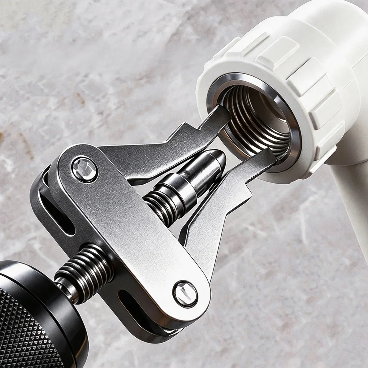 Universal Broken Pipe Extractor Faucet Valve Remover Hex Shank Drill Powered Plumbing Repair Tool Heavy Duty Kit