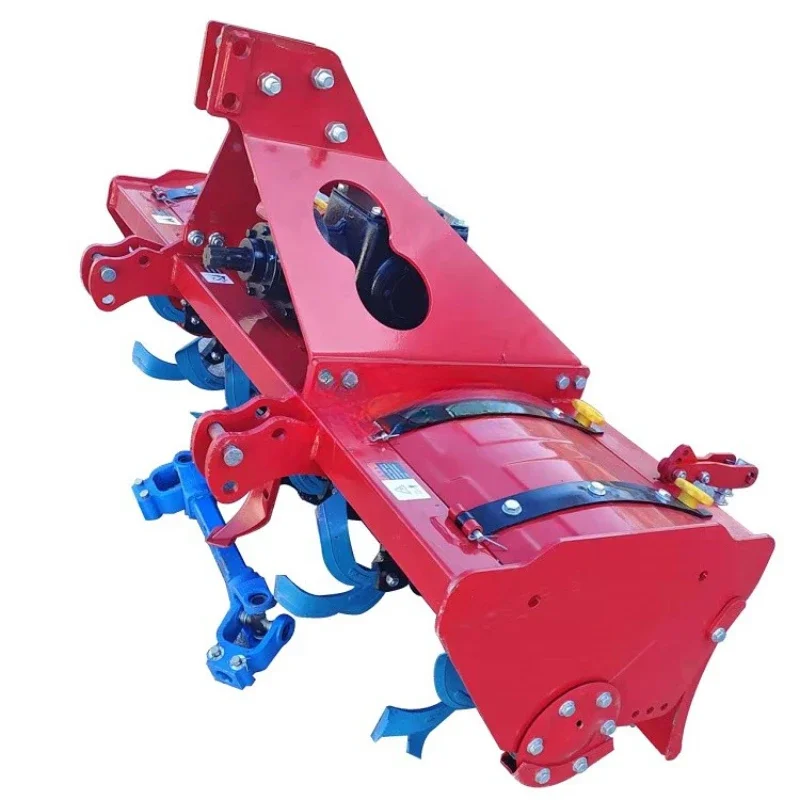 Rotary tiller, large tractor bulldozer