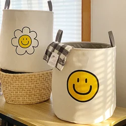 Thickened Cloth Storage Bucket Student Dormitory Household Balcony Clothes Dirty Clothes Bucket Children's Toys Storage Basket