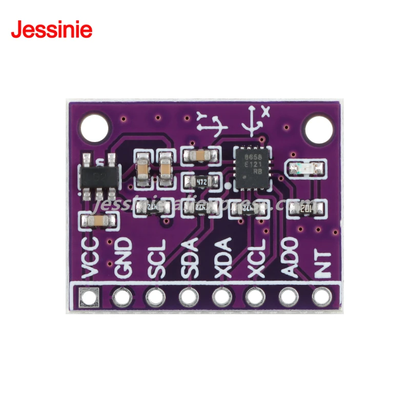 2pcs/1pc QMI8658A QMI8658C Sensor Module Compatible with BMI160 6 Axis Gyroscope Evaluation Board 6DFO Instead of MPU6050