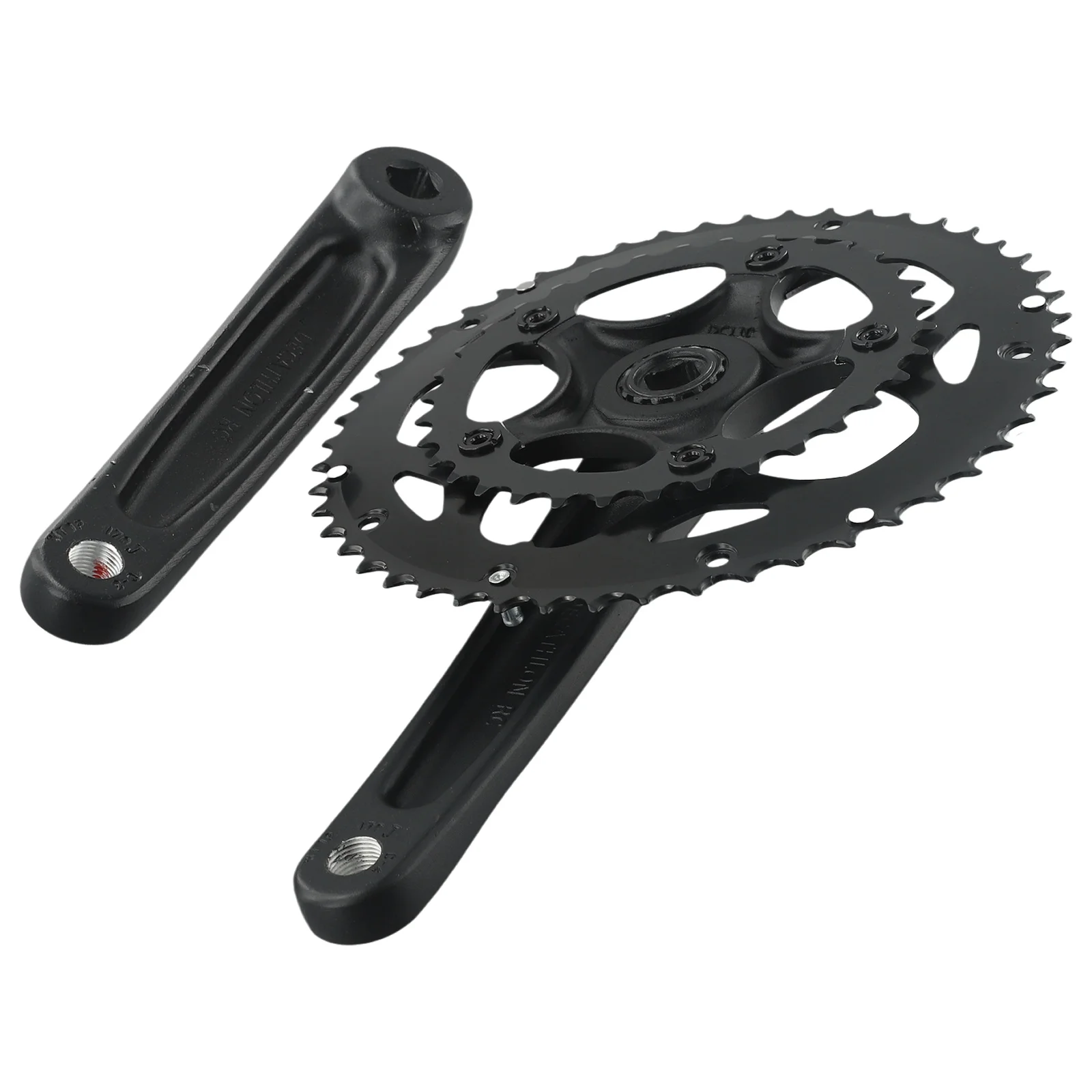 Maximize Speed and Efficiency 3450T Crankset Chainset 170mm Square Taper Double Chainwheel Set for For road Bike