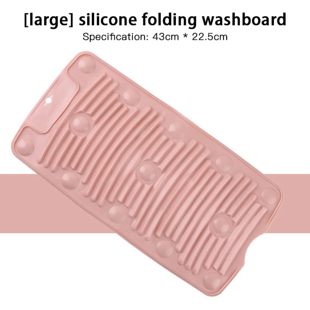 Washing Board Personal Laundry Socks Laundry Mat Portable Clean Tool Foldable Scrubbing Board Non Slip Multifunctional Household