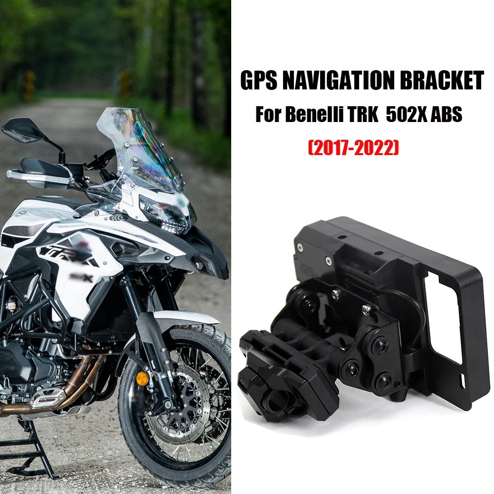 13/16mm Crossbar Navigation Bracket GPS Smartphone 2017 2018 2019 2020 2021 2022 Mobile Phone USB For Benelli TRK 502 X 502X ABS