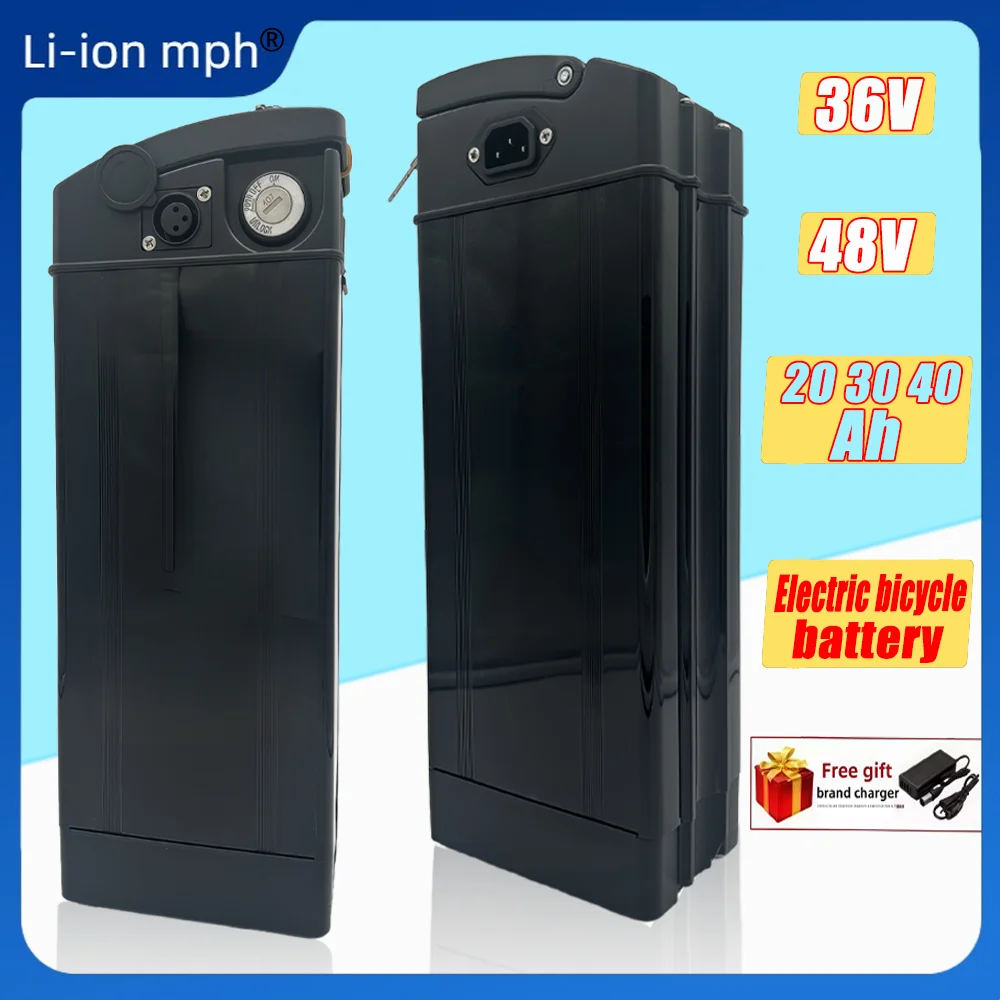 

36V 48V 20Ah 30Ah Foldable self-propelled Built-in BMS 1200 cycles For Silver Fish Lithium Battery 350W 500W 750W 1000W+charger
