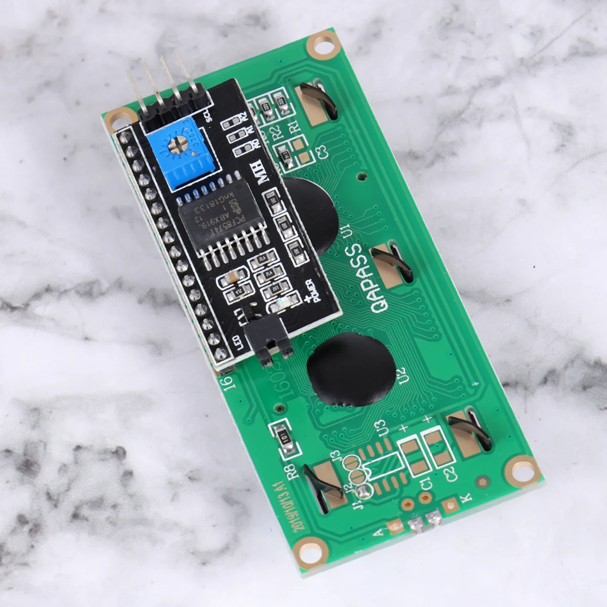 1602A seriële LCD-moduledisplay blauwe achtergrondverlichting compatibel voor Mega R3 duurzaam paneel voor projecttablet-pc