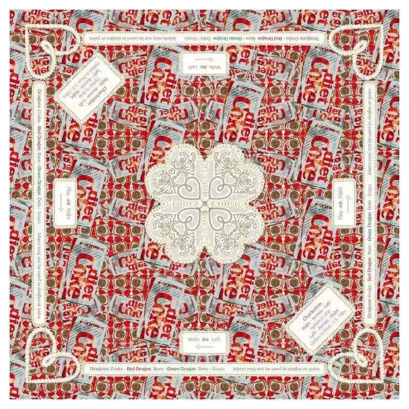 American diatom mud mahjong table mat, water-absorbing non-slip silent rubber mat