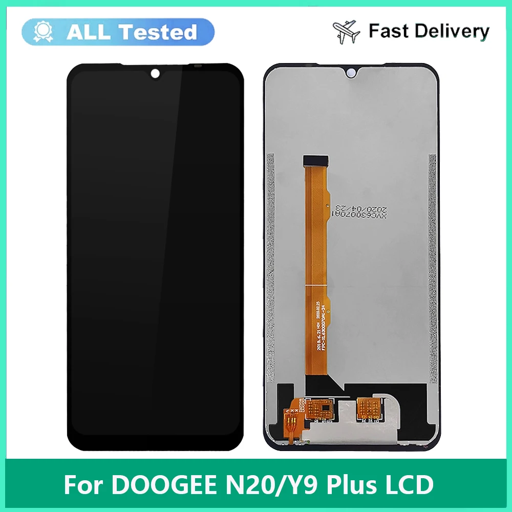 Оригинальный ЖК-дисплей для Doogee N20 + преобразователь сенсорного экрана в сборе, ремонт ЖК-дисплея для Doogee Y9 Plus, ЖК-дисплей Doogee N20 Оригинальный ЖК-дисплей для Doogee N20 + преобразователь сенсорного экрана в сборе, ремонт ЖК-дисплея для Doogee Y9 Plus, ЖК-дисплей Doogee N20