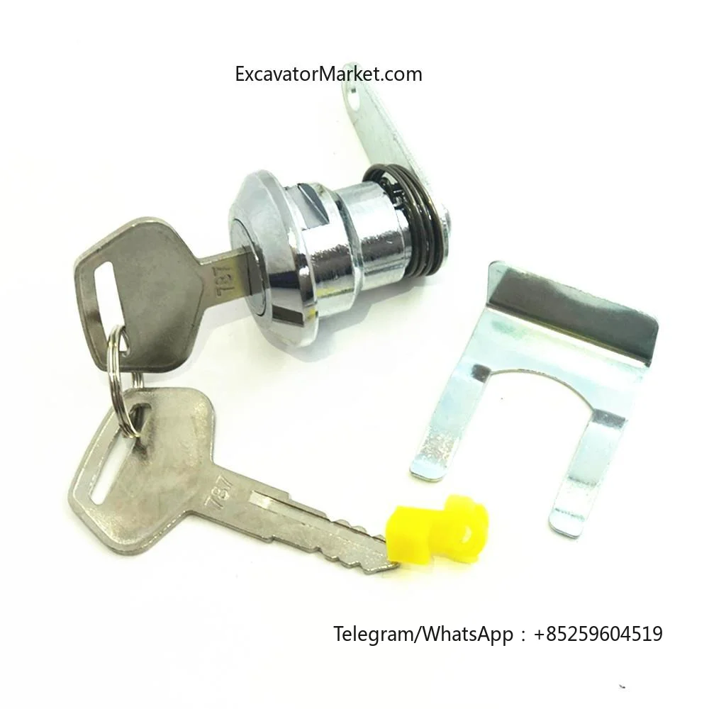 For Komatsu Pc 200-6/7 Excavator Accessories Cab Door Lock Lock Cylinder Excavator Parts