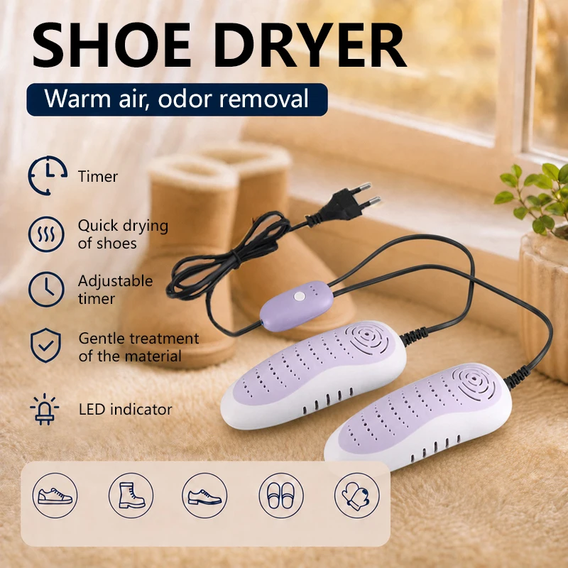 Household Electric Shoe Dryer Constant Temperature Shoe Drying Machine Dehumidification Deodorizer Winter Footwear Drying