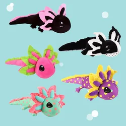 Simulated Axolotl Plush Salamander lizard Multi-colored Fish Doll Soft Stuffed Animals Fish Pillow Sleep Toy Kids Birthday Gifts
