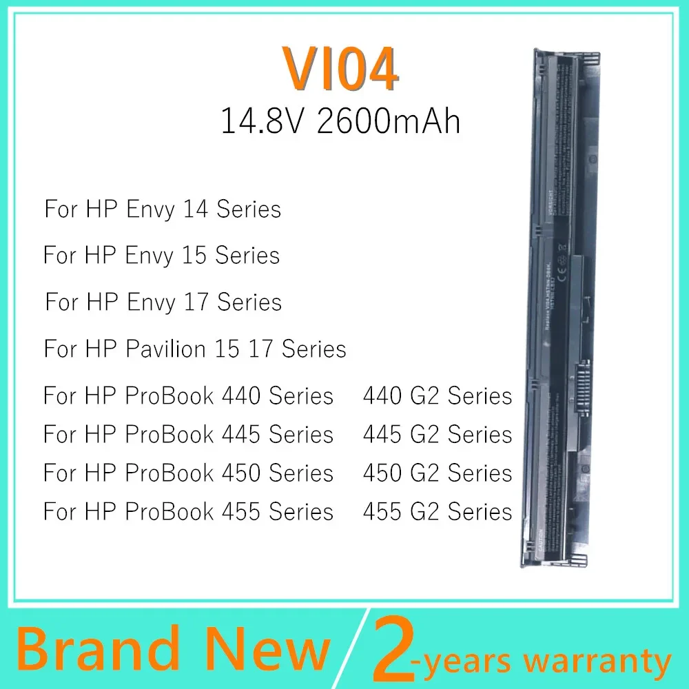 

Laptop Battery For HP HSTNN-LB6K V104 VIO4 K2N94PA L1L26PA For Envy 15 k229tx ProBook 440 G2 For Pavilion 15-p003ax