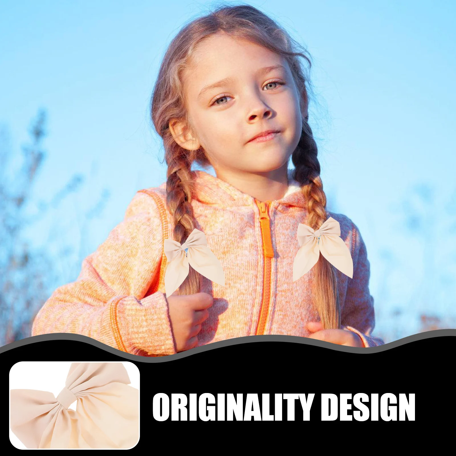 

2Pcs Butterfly Bow Hair Clips Big Ribbon Clips for Elegant Hair Accessories Long-Lasting Non-Slip Design for Daily Wear