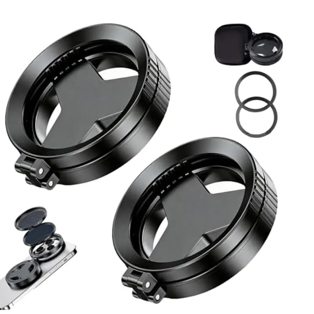 Circular Polarizer Filter for Mobile Photography with 52mm Magnetic Mount Optimized for Vloggers and Social Creators
