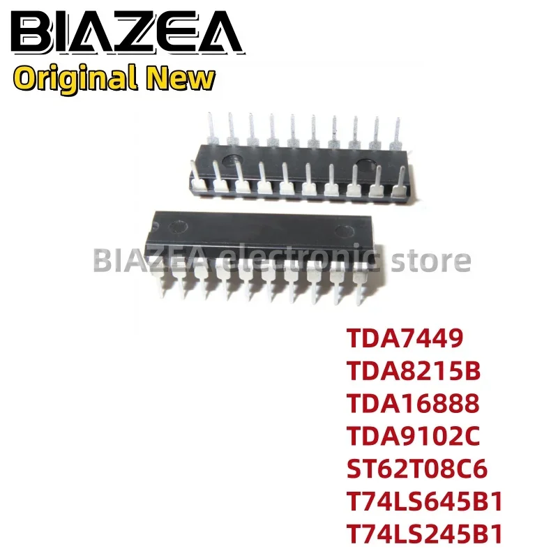 1piece TDA7449 TDA8215B TDA16888 TDA9102C ST62T08C6 T74LS645B1 T74LS245B1 DIP20