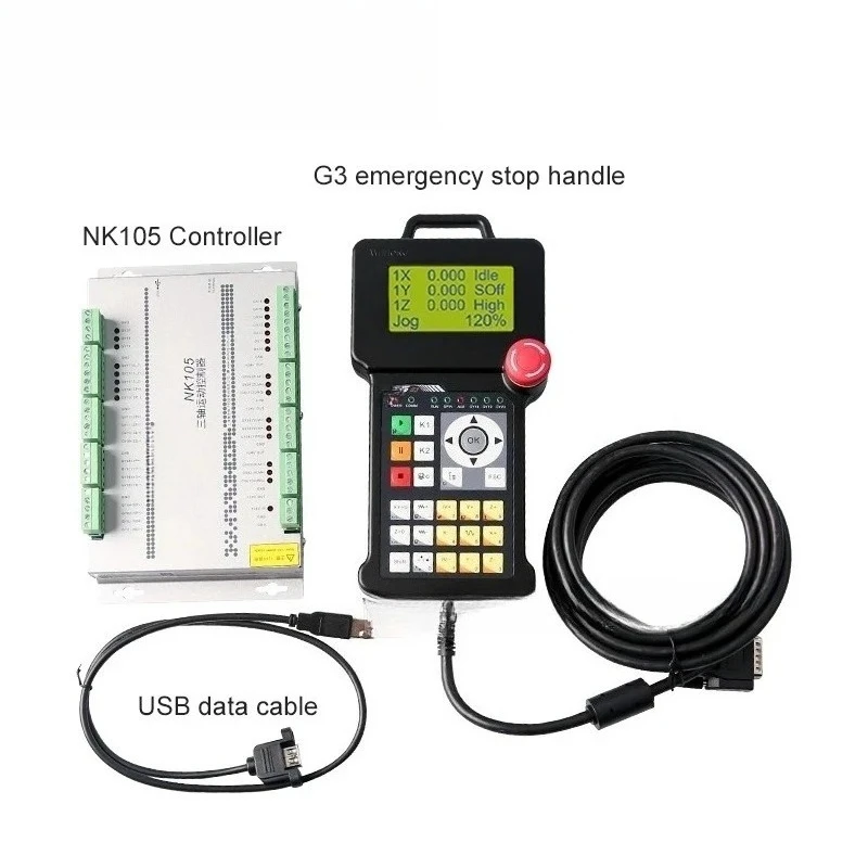 

NK105 G3 DSP 3-Axis NC Studio Motion Control Card for CNC Router Wood Carving ATC Machine Handle