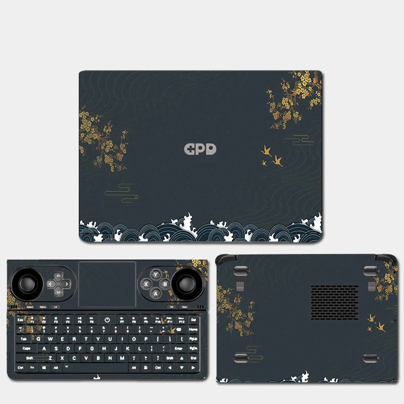 Pre-cut 1xTop+1xPalmrest+1xBottom+Side Skin Sticker Cover