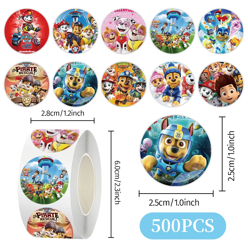 500Pcs/Roll Cartoon…