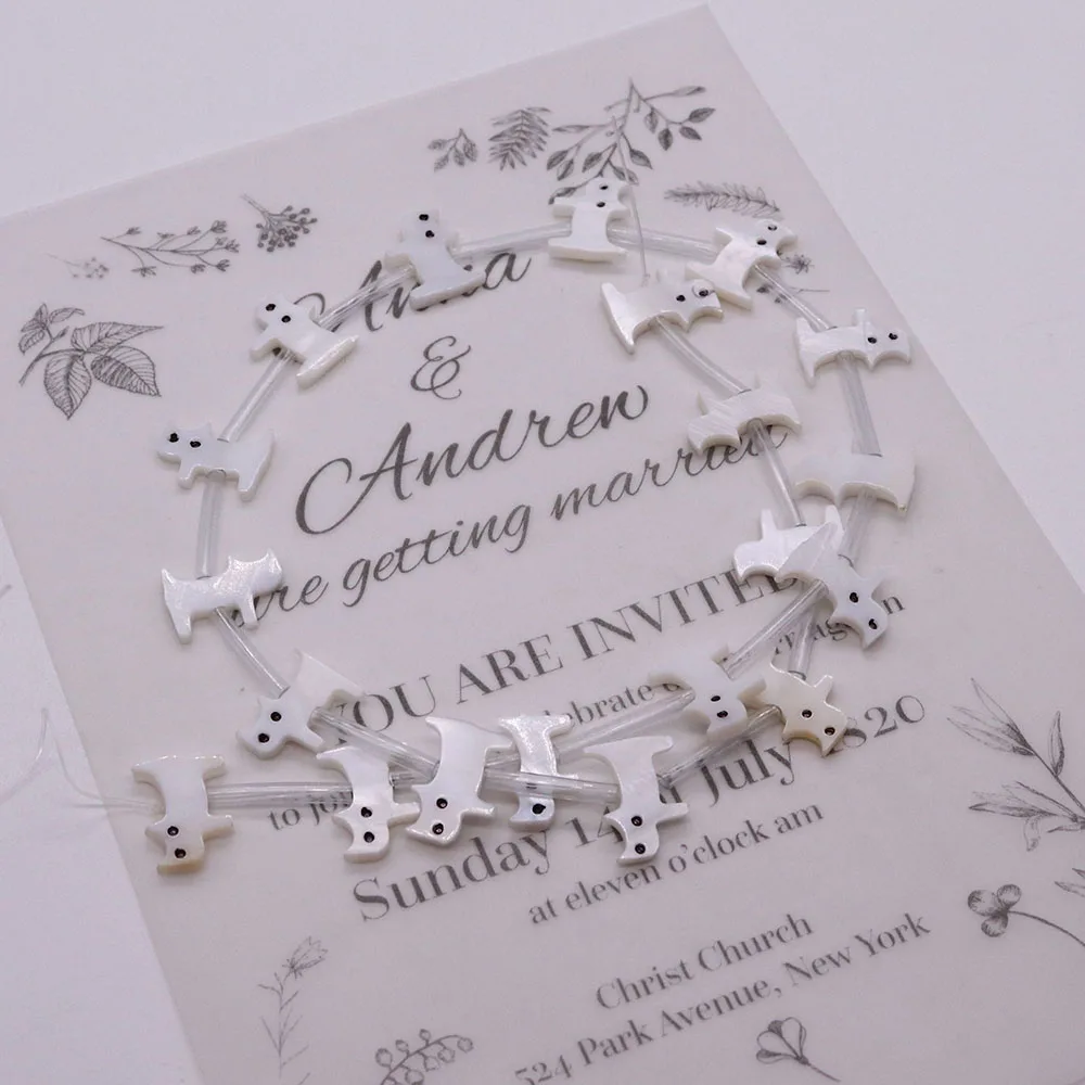 

Креативные белые натуральные пресноводные ракушки, резные кошачьи полированные бусины с прямыми отверстиями 11x14 мм, ожерелье, ювелирные изделия своими руками, 1 нить