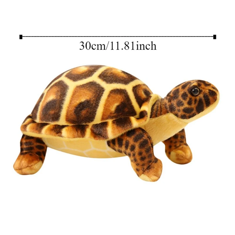 Giocattolo di peluche tartaruga animale marino Collezione di peluche Tartaruga marina bambola di pezza Morbido cartone animato Animale Tartaruga marina Cuscino Decorazioni per la casa