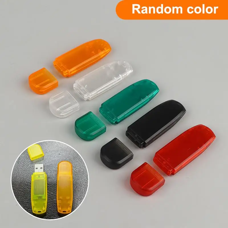 5/10PCS No Logo Color Random Plastic USB Shell They Suitable For General PCBA Board It Is No USB No Memory Chip