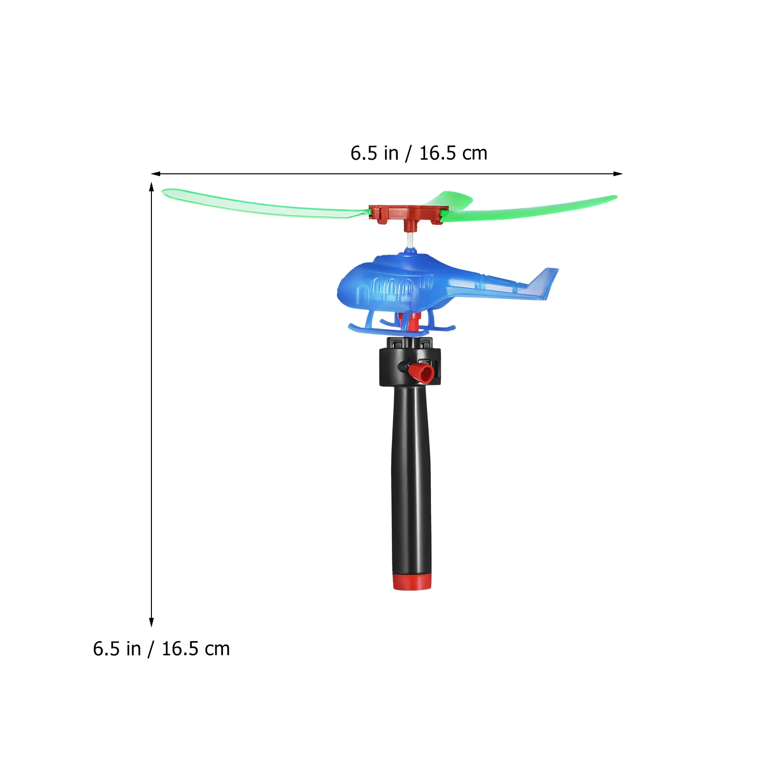 

9pcs Plastic Party Favors Outdoor Kids Playthings Flying Pull String Launcher Kids Recreation