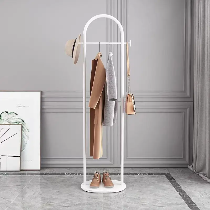 Elegant Metal Coat Rack - Black|White|Golden Coat Rack - Marble Base Stable Coat Rack Clothes Rack Stand Clothing Rack Stand image 3