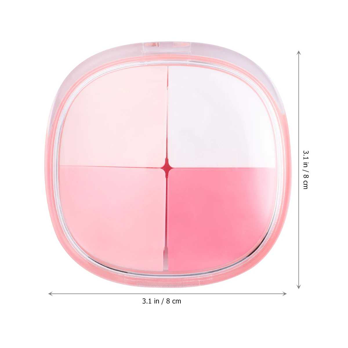 

Cute Pill Organizer Portable Storage Box Travel Mini Medicine Container Lightweight Case For Pills Rings Ear Studs