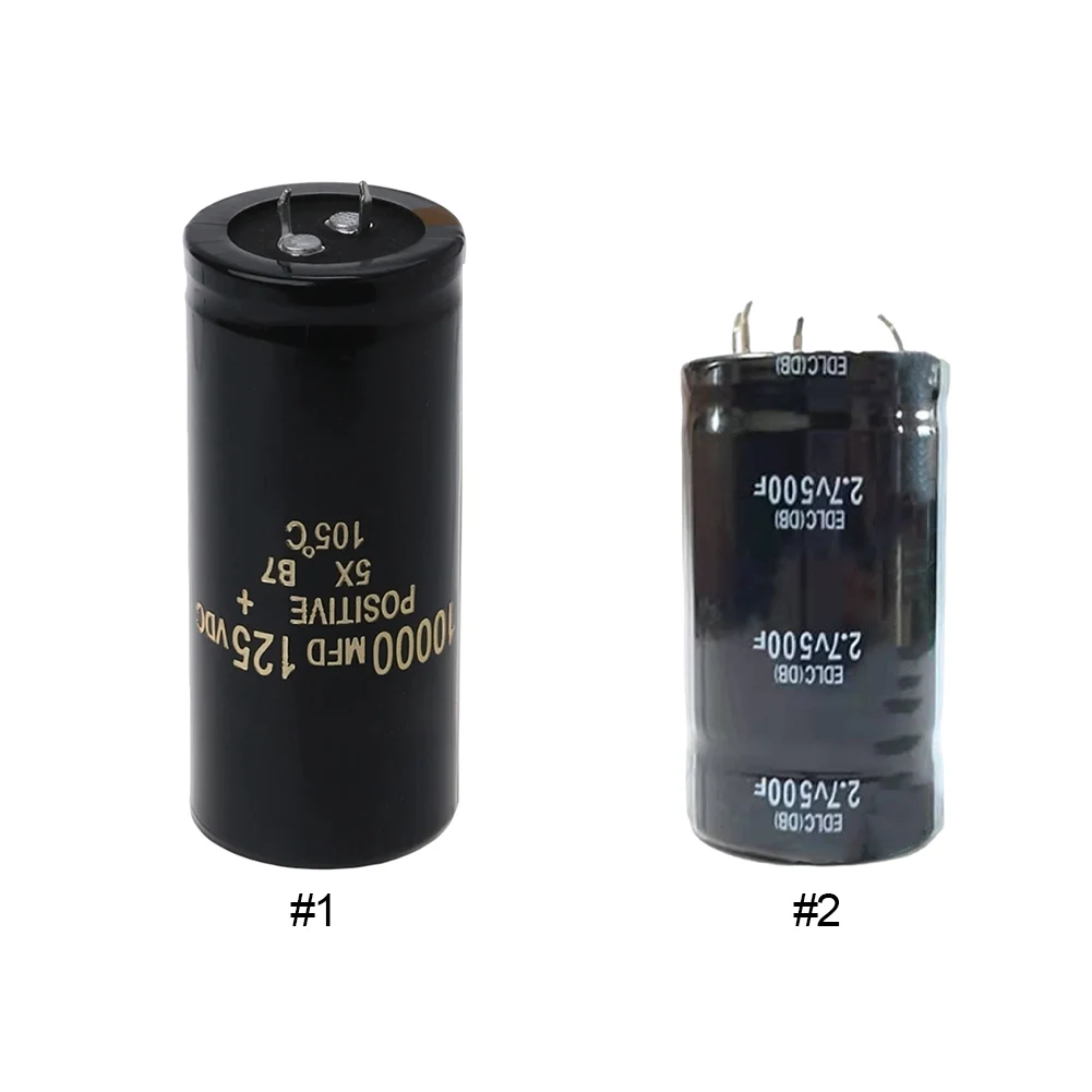 

Farad Capacitor Replace 120V 100V Audio 125V 10000uF Aluminum Electrolytic Filter Current Condenser for Amplifier