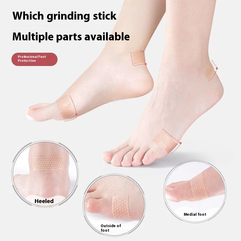 ซิลิโคนเจลสติกเกอร์ส้นเท้า Heel Protector Biomimetic Anti Pain Relief Foot Care ผลิตภัณฑ์มัลติฟังก์ชั่นที่มองไม่เห็นส้นแทรก