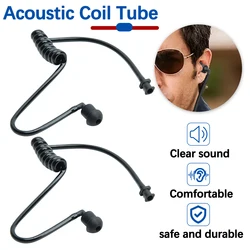 ABBREE Replacement Acoustic Coil Tube Walkie Talkie Earpieces for Baofeng Motorola Kenwood Retevis Midland Two Way Radio Headset