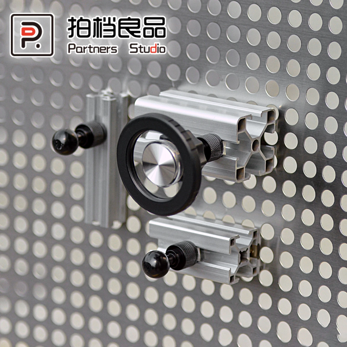 Aluminum profile DIY mobile phone stand, suitable for Apple iPhone MagSafe magnetic base modification 20/30/40