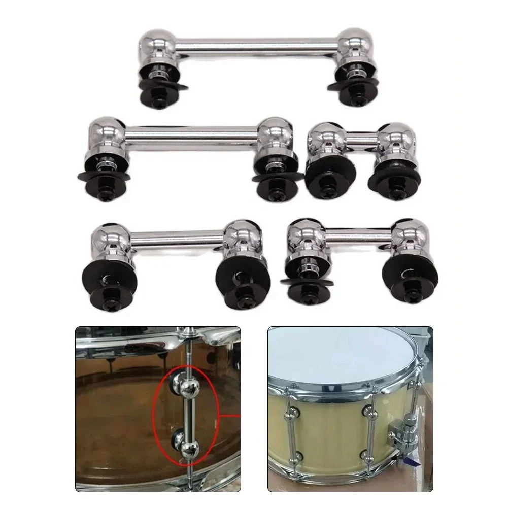 New 2Sides Snare Drum Lugs Hole To Hole Distance 26 38 51 66 80 90mm Double End Musical Instruments Accessories