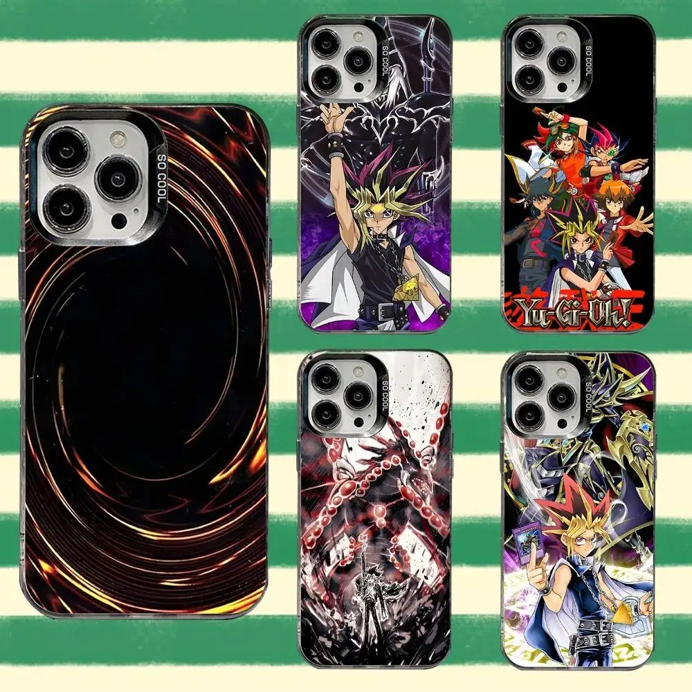 

D-Duel M-Monsters Y-Yu Gi Oh Phone Case For iPhone 16,15,14,13,12,11,8,7,Pro,Max,Plus,Mini,XS,SE Anti Fall Black Matte Hard