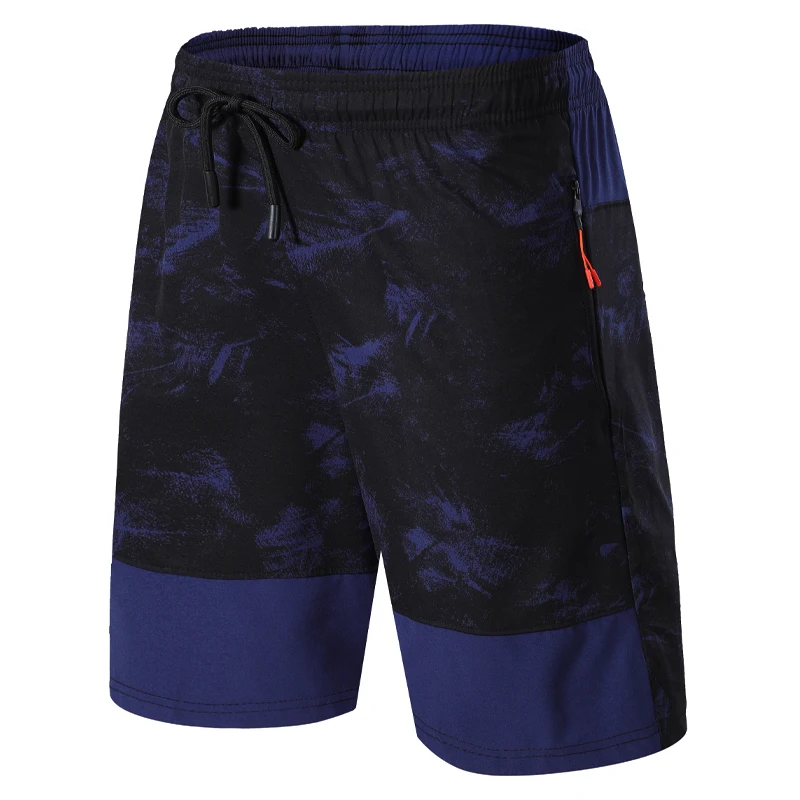 Quick Drying Running Shorts Men Sports Breathable Drawstring Zipper Pocket Training Gym Jogging Short Loose Men Camouflage Short