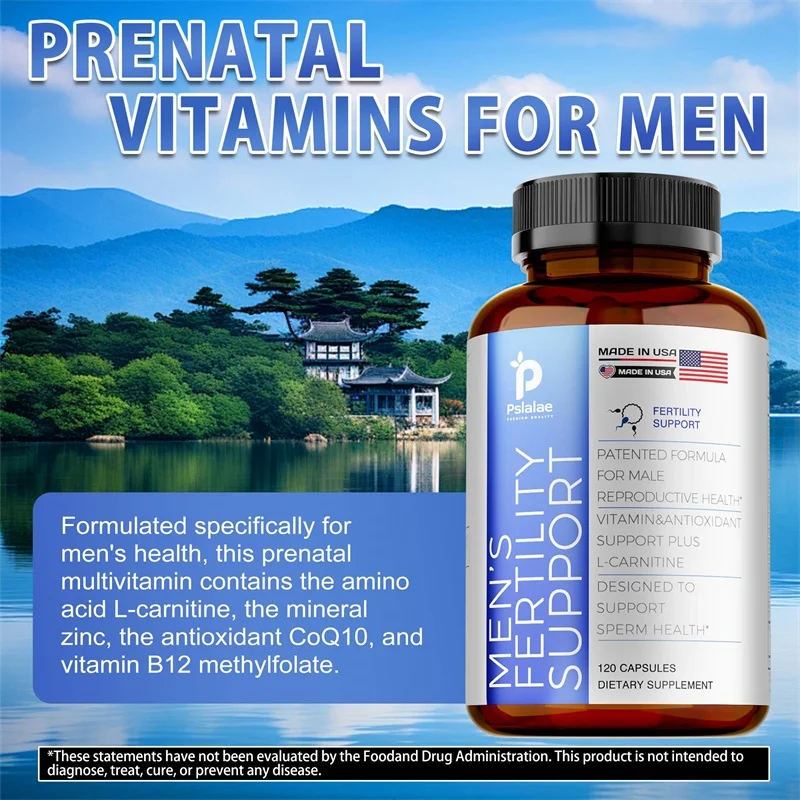 Male Fertility - Boosts Strength & Endurance, Support Male Reproductive Health, Improves Male Fertility, Boosts Sperm Motility