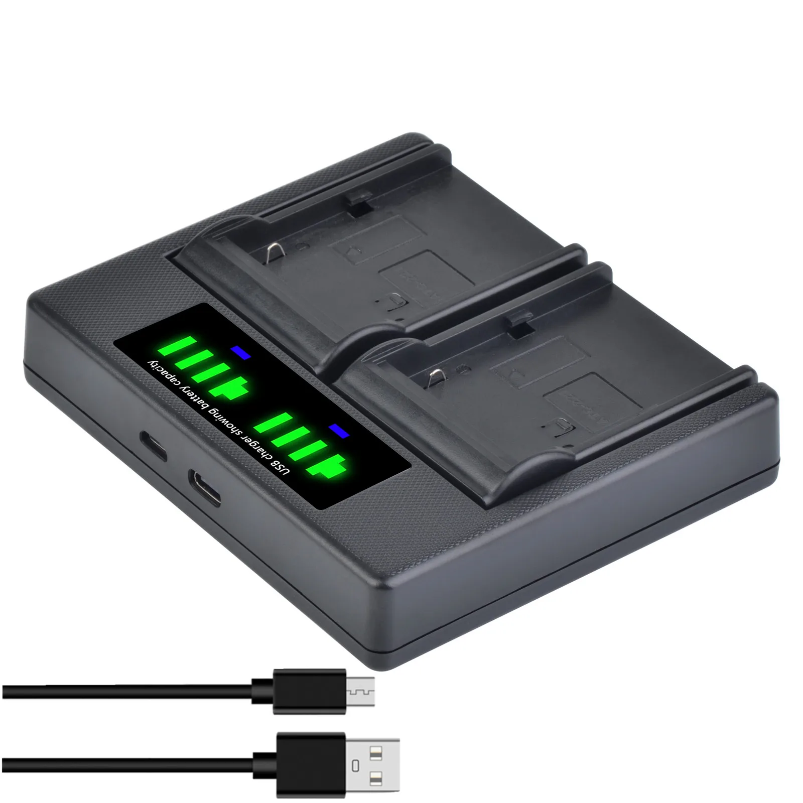 1Pcs GEB211 GEB212 Battery Charger LED USB Dual Charger for TPS1200 GRX1200 RX1200 TC1200 Total Station