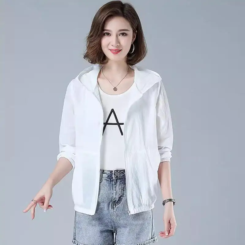 New Summer Sun Protection Outdoor Breathable Long-Sleeved Thin Jacket With Hood