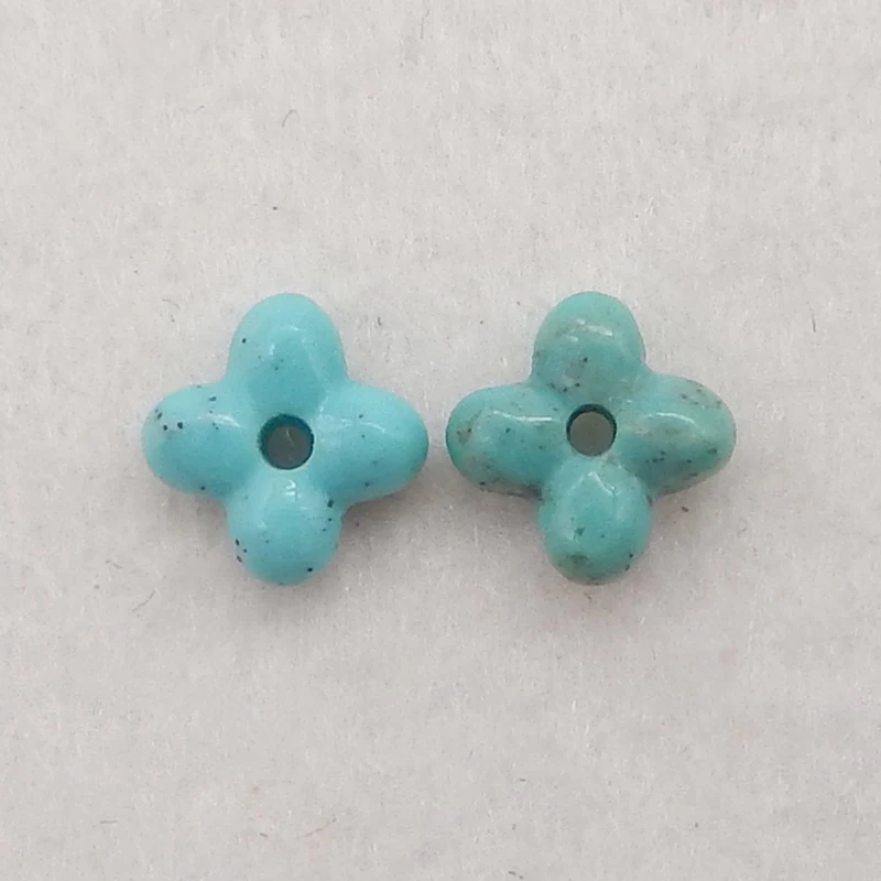 Natural Turquoise Earring Beads For Womens,Unique Gift DIY Earring Semiprecious Stone