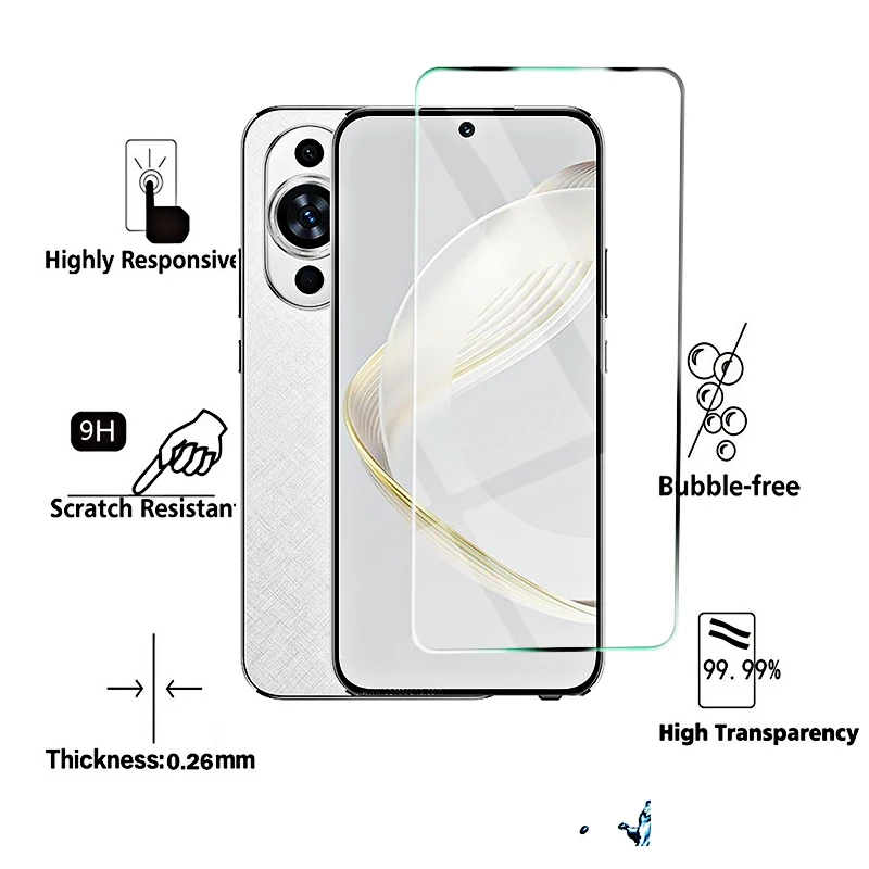 4Pcs 3D Tempered Glass for Huawei Nova 11 10 9 8 SE Screen Protector Protective Glass Nova11 Nova10 Nova9 Nova8 10se 9se 8se I Z