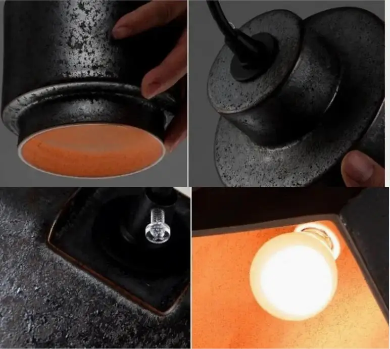 Ceramics drop light Restore Ancient ways hanging lamp  Vintage  pendant lamp