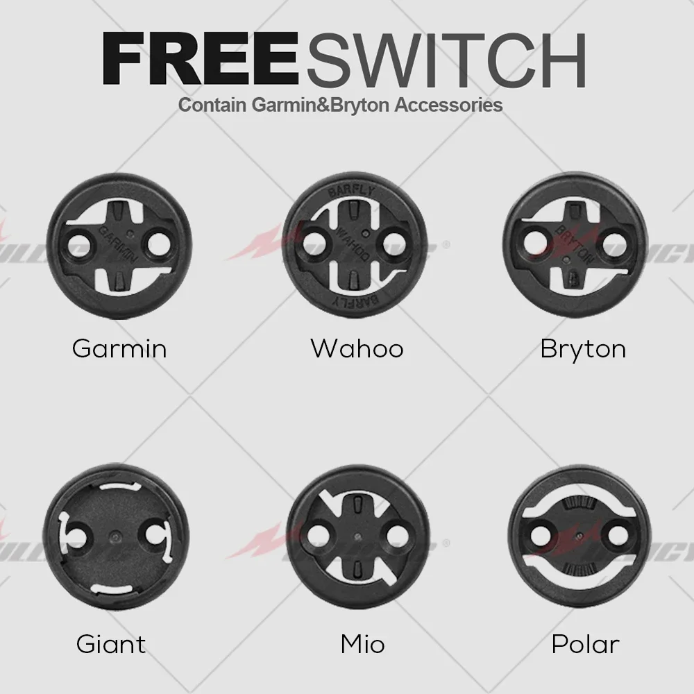 No logo for SL8/SL7 computer keeper stopwatch bracket GPS bike bracket for Garmin GoPro Bryton Wahoo aluminum alloy