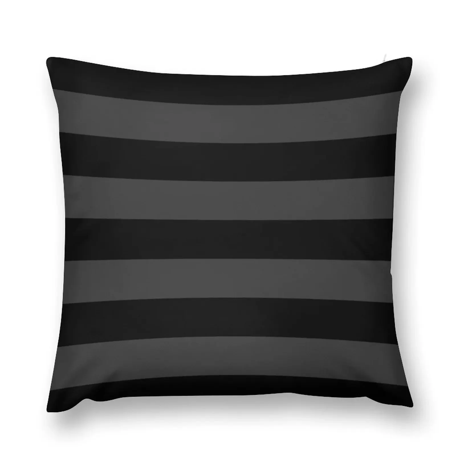 

Big Stripes Black Dark Gray Throw Pillow Christmas Covers For Cushions covers for pillows Pillow Cases Christmas Pillows pillow