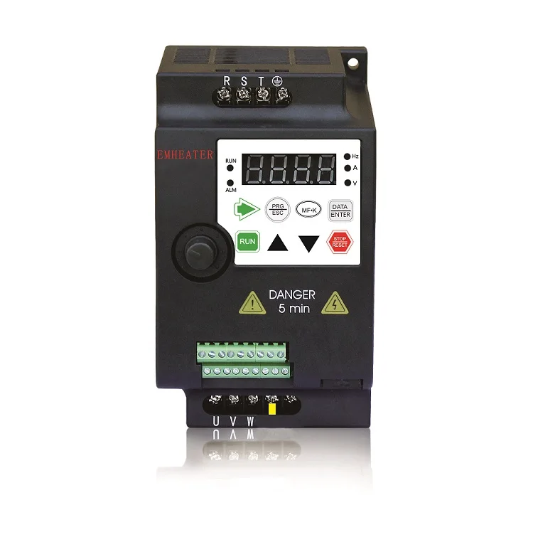 VFD Mini Tamanho Freqüência Inversor, 3 Phase, 1.5kW