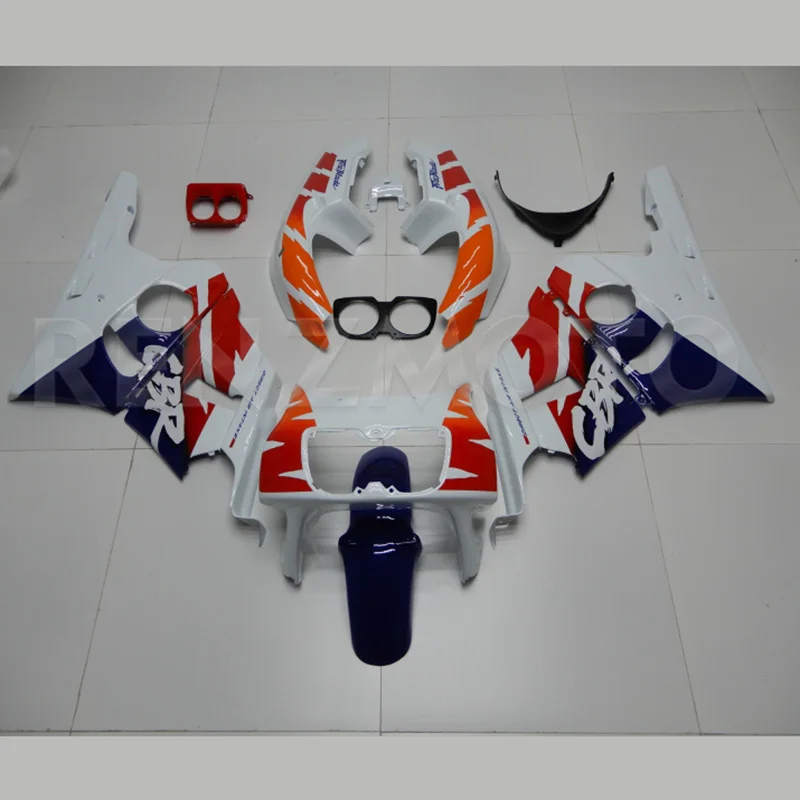 

Полный комплект обтекателя для Honda CBR400 NC29, черный, красный, белый, АБС-пластик, кузов мотоцикла