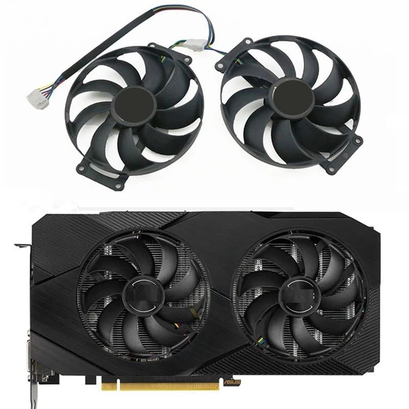 1Pair FDC10H12S9-C RTX 2060 SUPER 2070 GTX1660 Ti Cooling Fan For