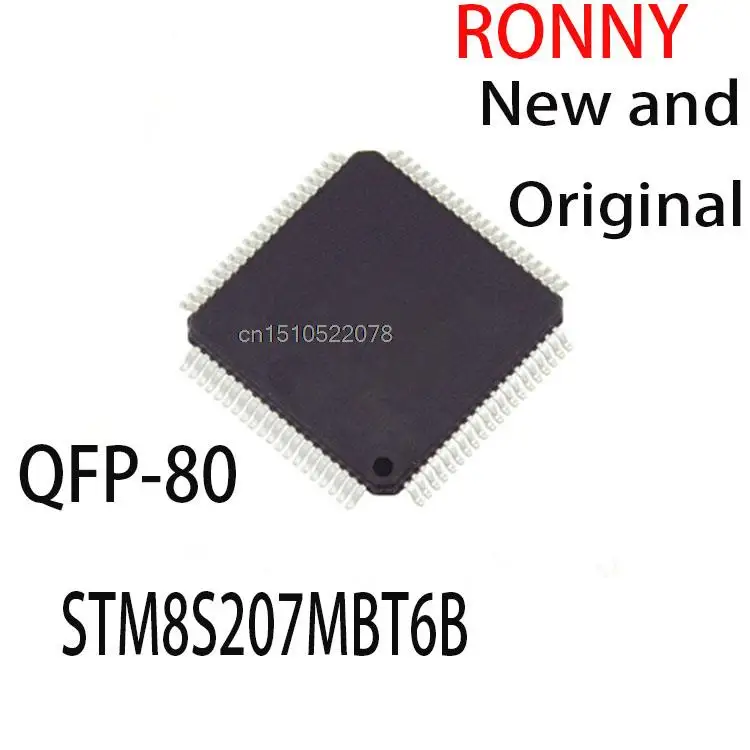 5PCS New and Original   STM8S207 MBT6B QFP-80 STM8S207MBT6B