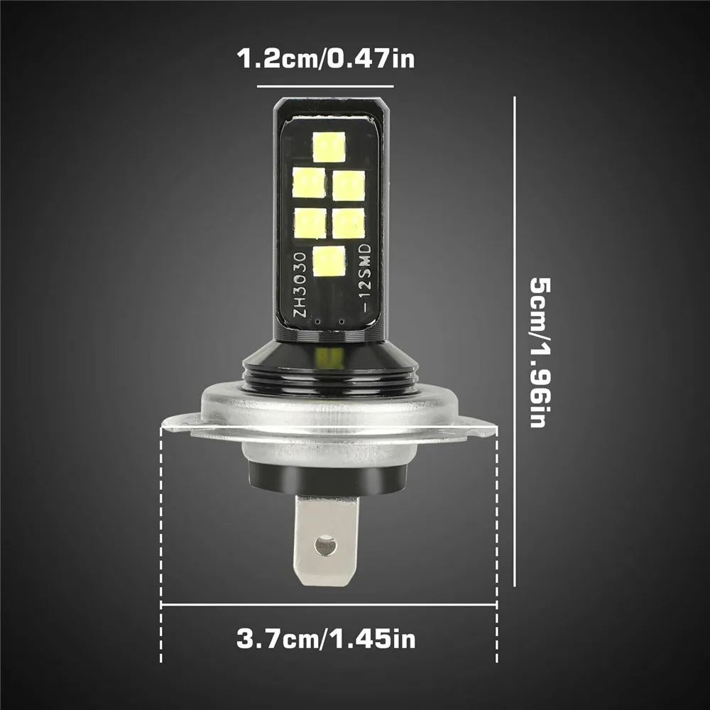 Imagem -06 - Lâmpadas de Farol Led para Carro Luz de Neblina Automática Feixe Alto e Baixo Kit Bulbo Brilhante 240w 52000lm 6000k h4 h7