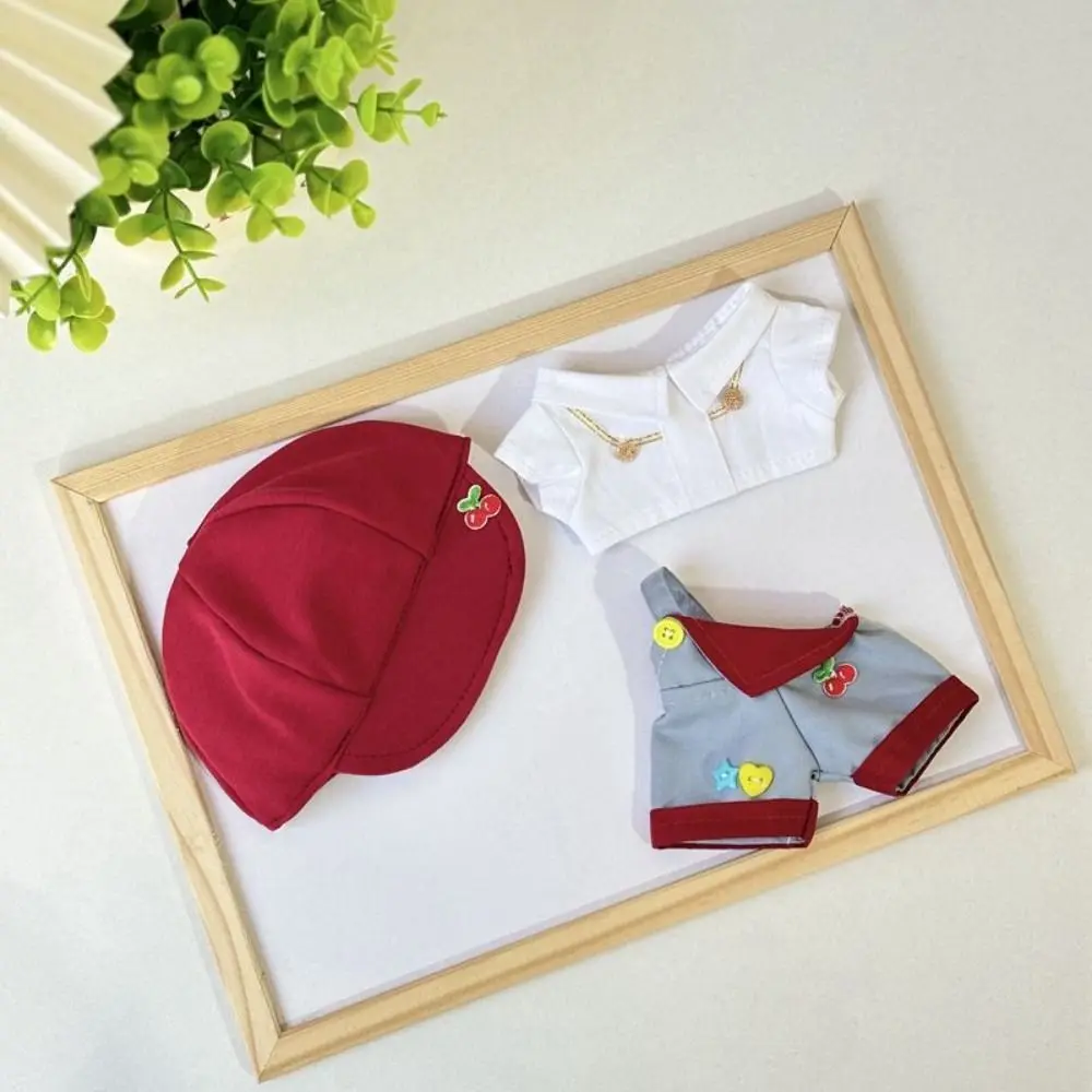 Hoodie 20 ซม.ผ้าฝ้ายเสื้อผ้าตุ๊กตาแต่งตัวหลายสีผ้าฝ้ายชุดตุ๊กตาชุดคอลเลกชันน่ารัก 20 ซม.ตุ๊กตาดอกไม้ชุดเด็กผู้หญิง